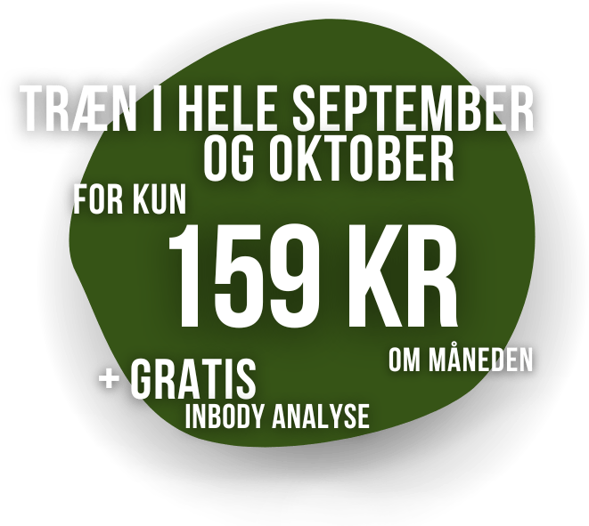 Træn for kun 159 kr. i hele september og november + gratis inbody analyse